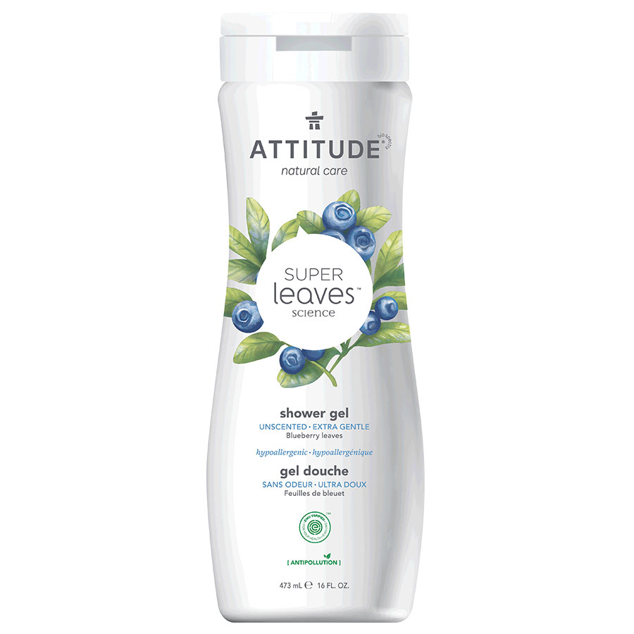 Picture of Attitude 237586 16 oz Extra Gentle Unscented Shower Gel