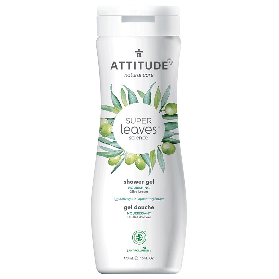 Picture of Attitude 237587 16 oz Nourishing Olive Leaves Shower Gel