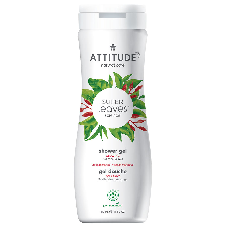 Picture of Attitude 237588 16 oz Glowing Red Vine Leaves Shower Gel