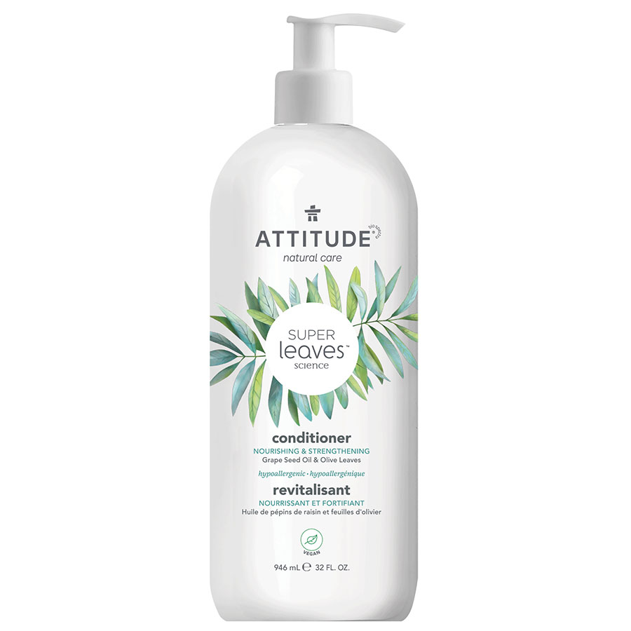 Picture of Attitude 237596 32 oz Nourishing & Strengthening Grape Seed Oil & Olive Leaves Conditioner