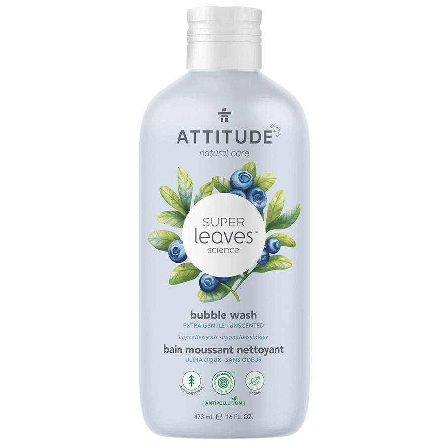 Picture of Attitude 237589 16 oz Extra Gentle Unscented Bubble Wash