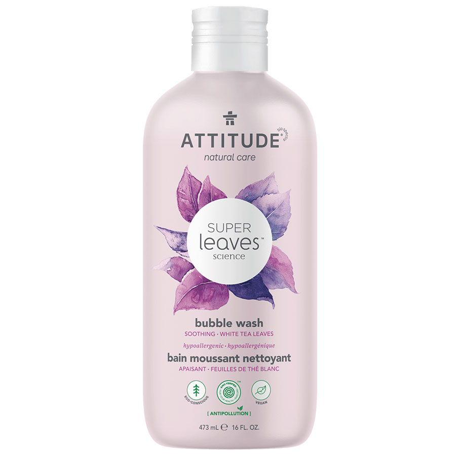 Picture of Attitude 237591 16 oz Soothing White Tea Leaves Bubble Wash