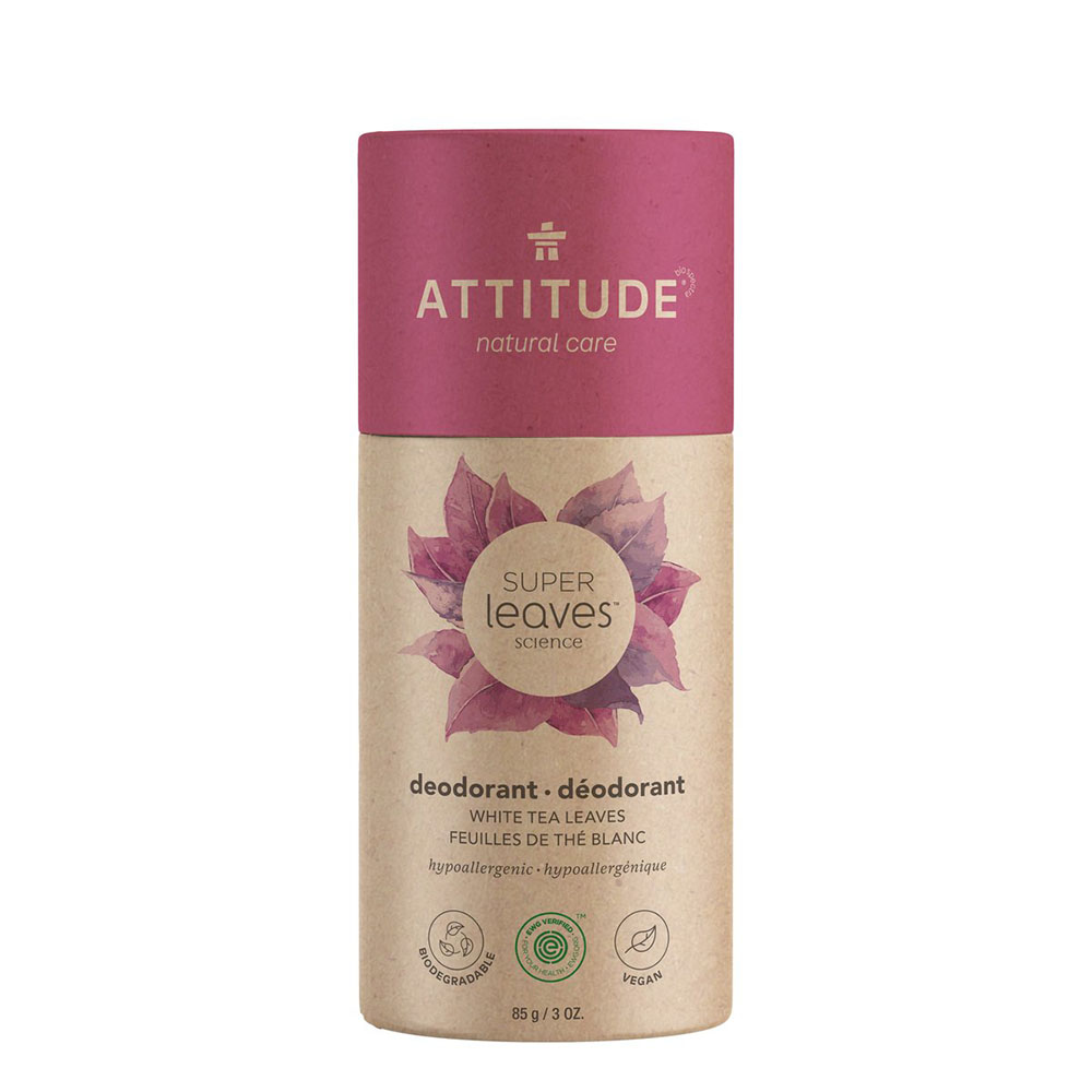 Picture of Attitude 237082 3 oz Plastic-Free White Tea Leaves Deodorant