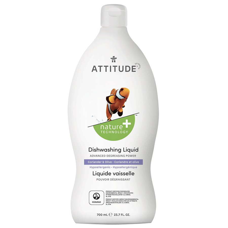 Picture of Attitude 237571 23.6 oz Coriander & Olive Dishwashing Liquid