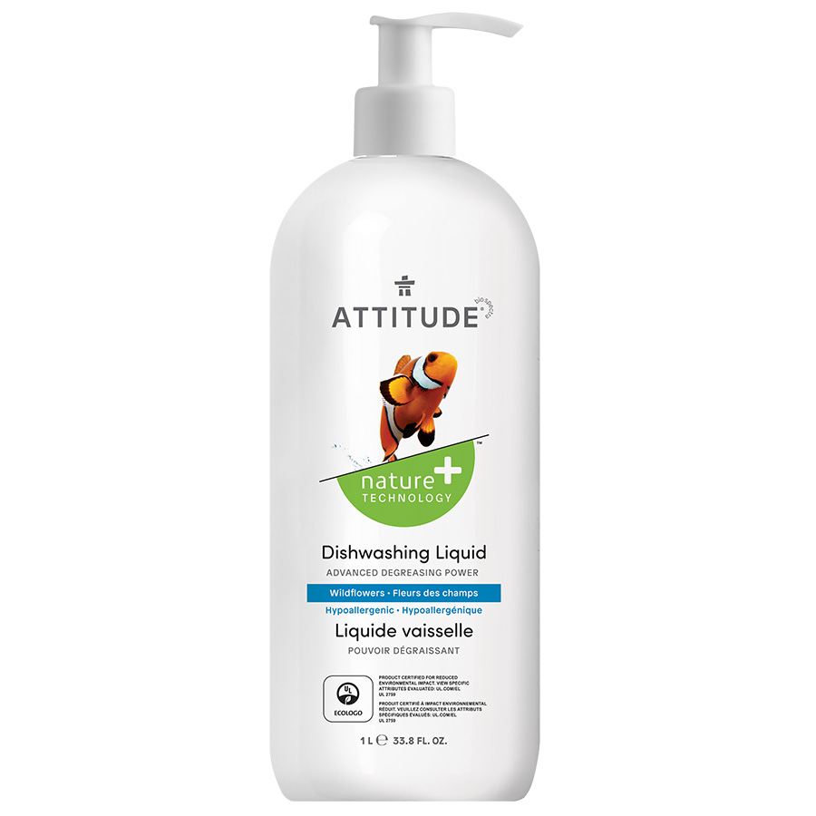 Picture of Attitude 237574 33.8 oz Wildflowers Dishwashing Liquid