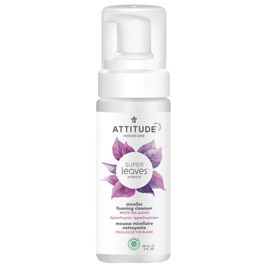 Picture of Attitude 237609 5 oz White Tea Leaves Micellar Foaming Cleanser