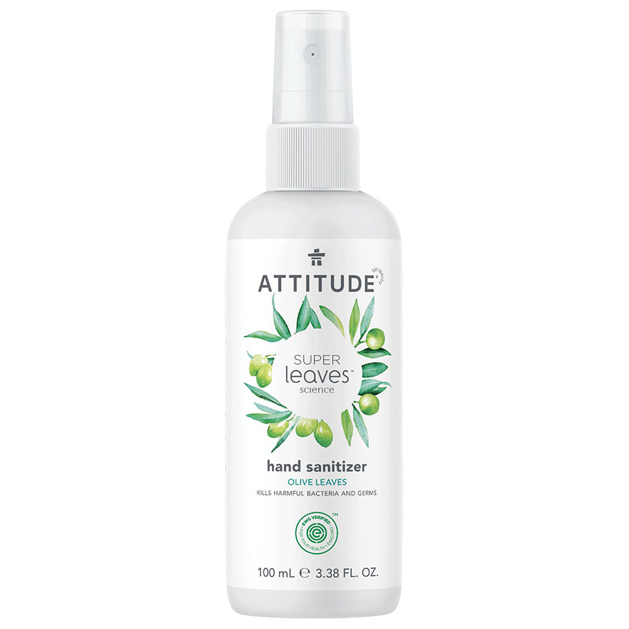 Picture of Attitude 237600 3.5 oz Olive Leaves Hand Sanitizer Spray
