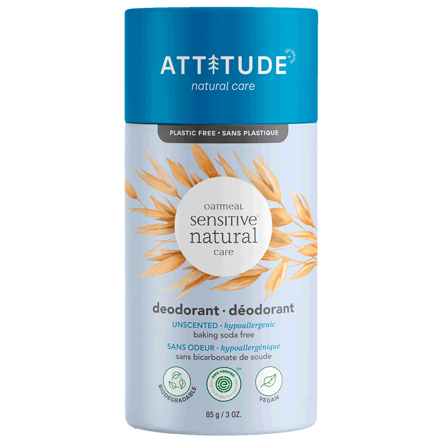 Picture of Attitude 237605 3 oz Sensitive Skin Unscented Deodorant