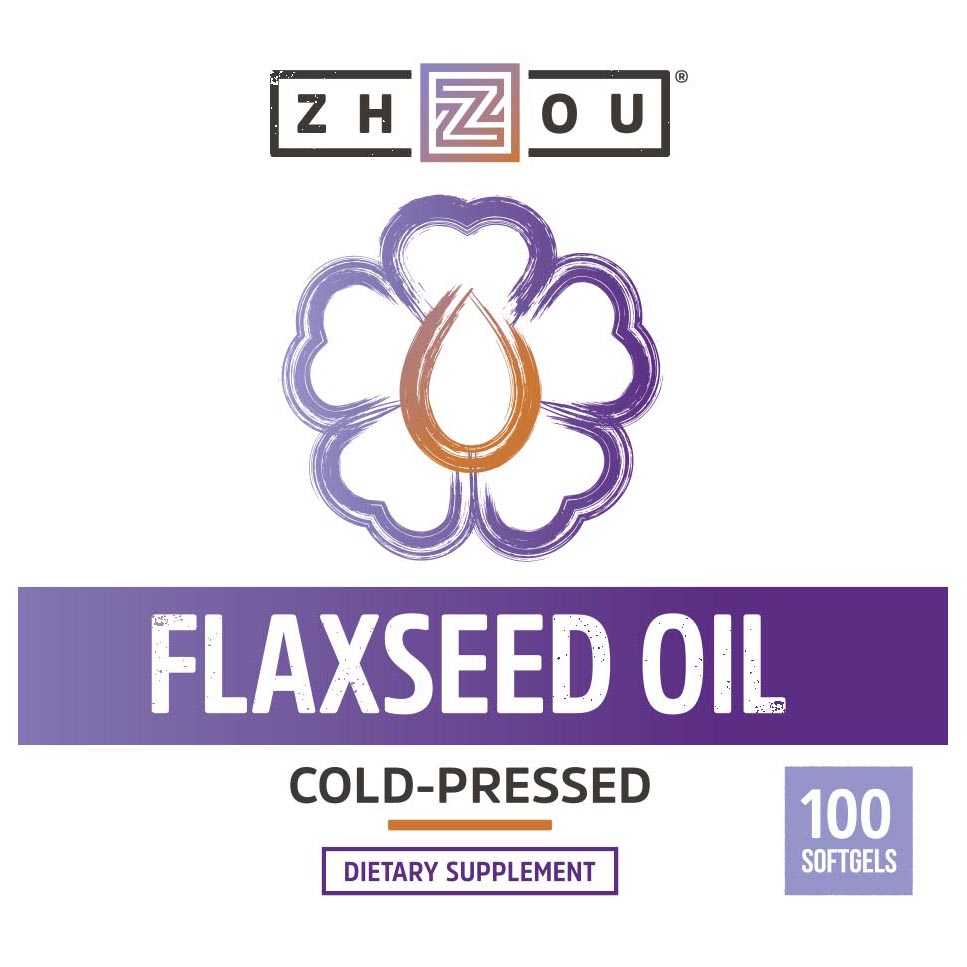 Picture of Zhou 234990 Flaxseed Oil Dietary Supplement&#44; 100 Count