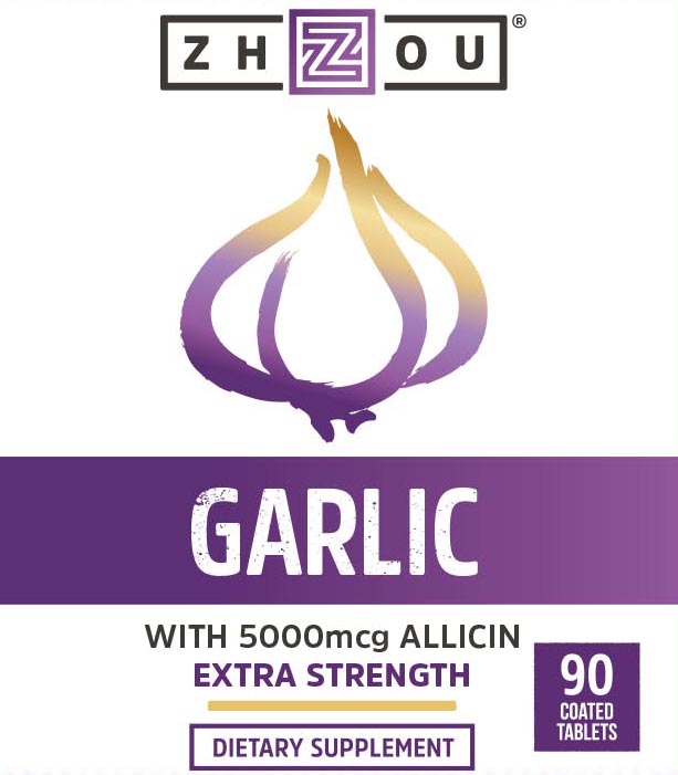 Picture of Zhou 234984 Garlic with Allicin Dietary Supplement&#44; 90 Count