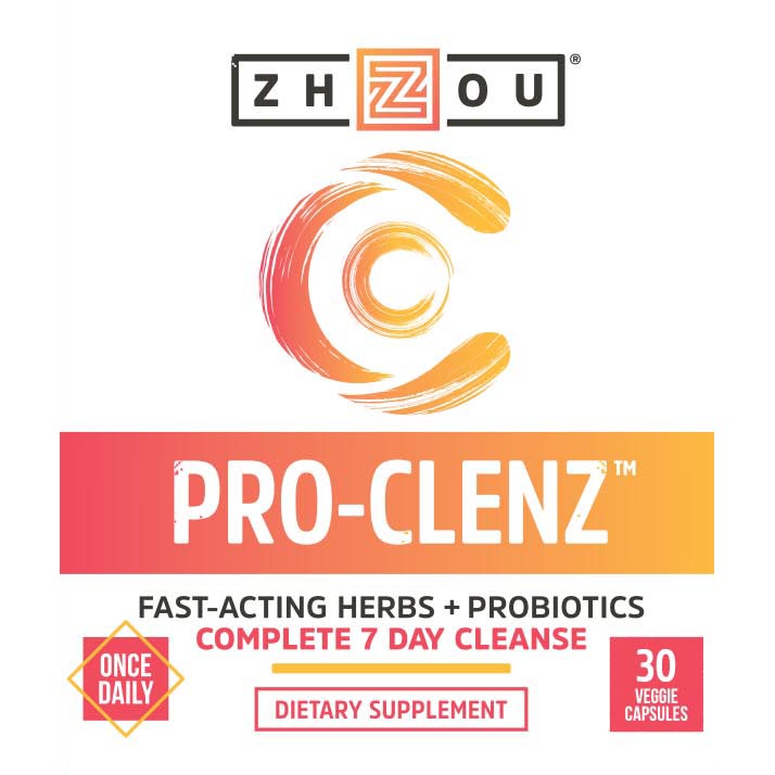 Picture of Zhou 235002 Digestion Pro-Clenz Plus Probiotics Dietary Supplement&#44; 30 Count