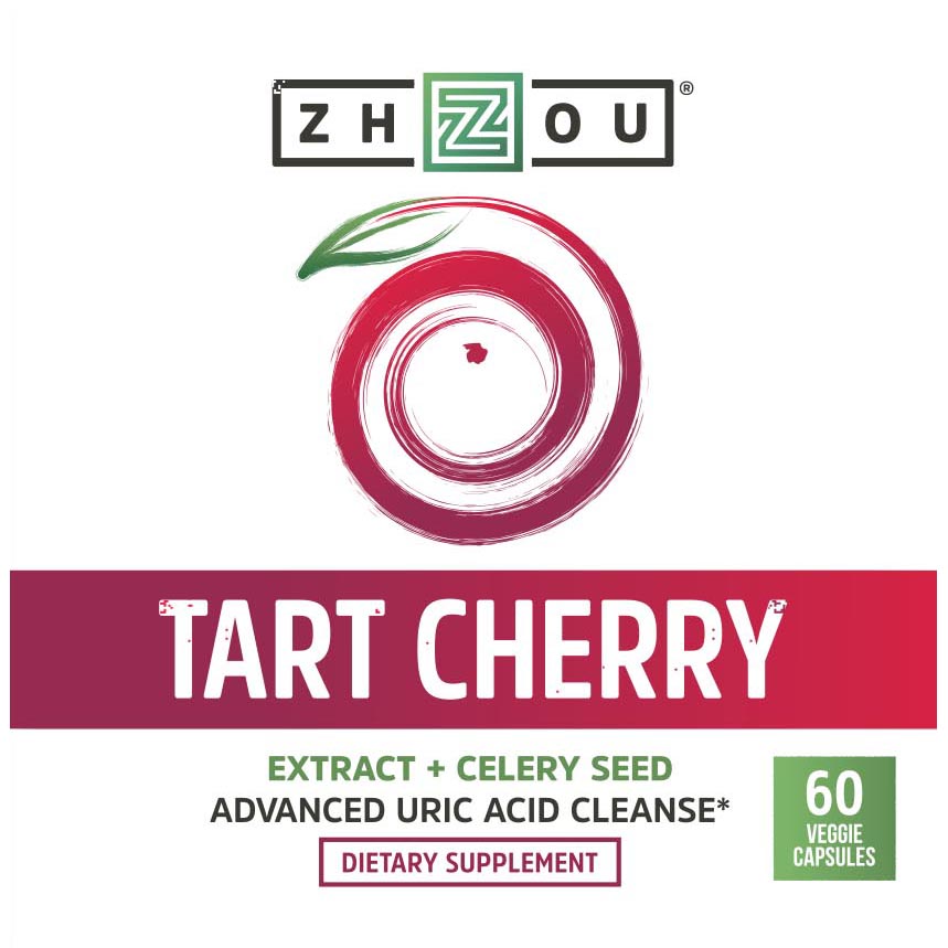 Picture of Zhou 235008 Tart Cherry Extract Plus Celery Seed Dietary Supplement&#44; 60 Count