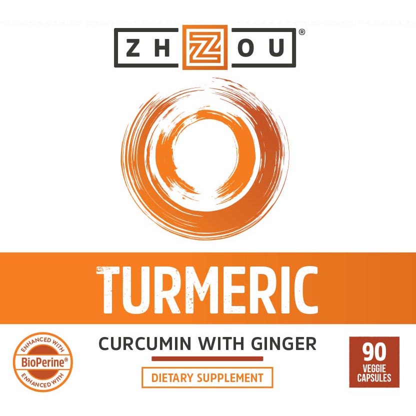 Picture of Zhou 235009 Turmeric Curcumin with Bioperine Dietary Supplement&#44; 90 count