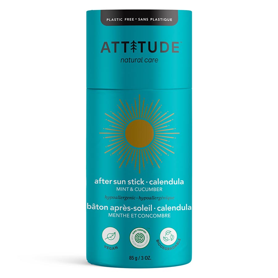 Picture of Attitude 238045 3 oz Mint Cucumber After Sun Gel Stick