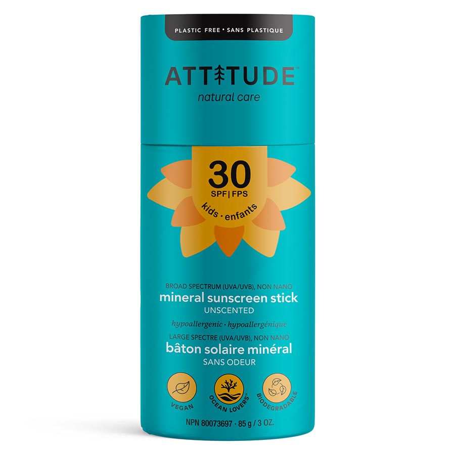 Picture of Attitude 238046 3 oz Unscented Baby & Kids Sunscreen with SPF30