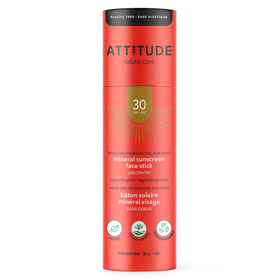 Picture of Attitude 238047 1 oz Unscented Face Solar Sunscreen Stick with SPF30