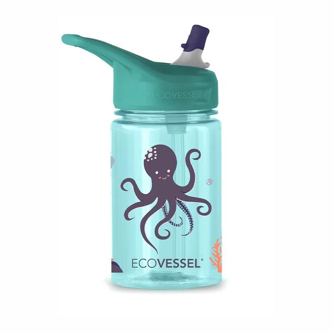 Picture of EcoVessel 238121 12 oz Splash Water Bottle, Underwater
