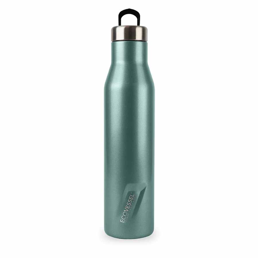 Picture of EcoVessel 238110 25 oz Aspen Water Bottle, Aqua Jade