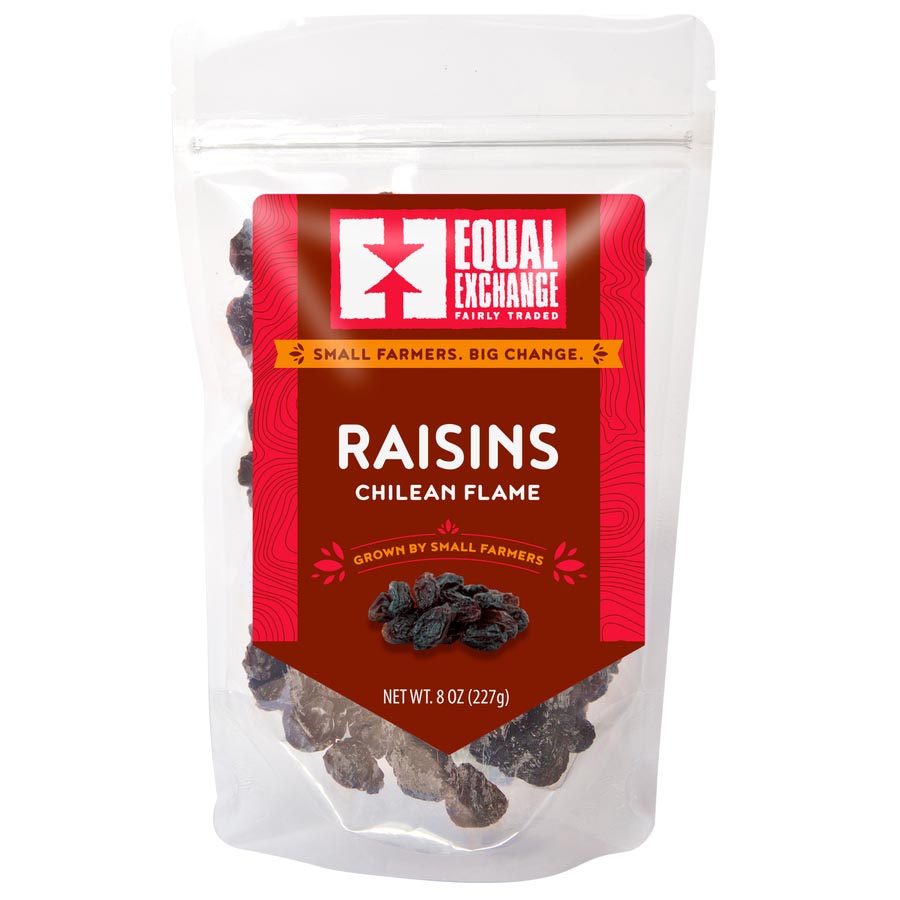 Picture of Equal Exchange 238476 8 oz Chilean Flame Raisins