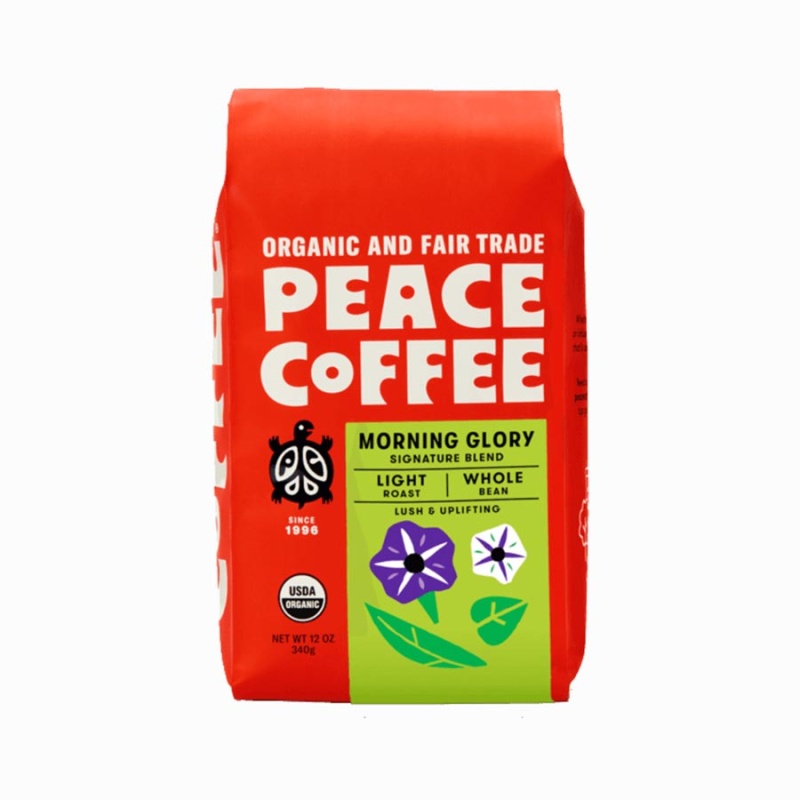 Picture of Peace Coffee 239009 12 oz Whole Bean Morning Glory Blend Coffee