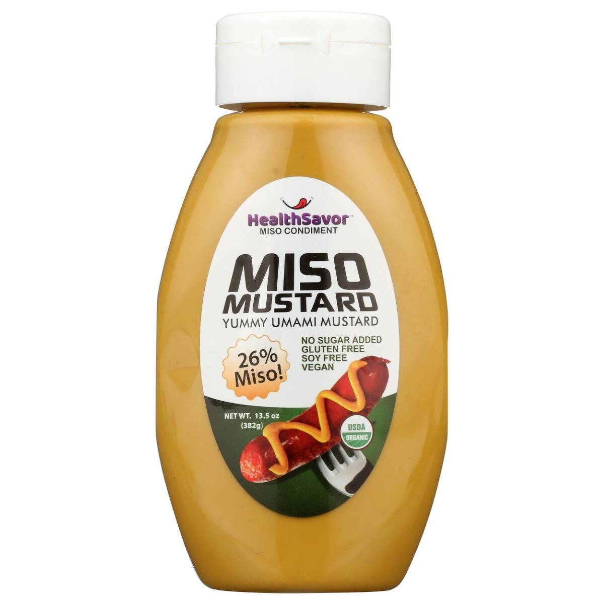 Picture of Healthsavor 239058 13.5 oz Organic Miso Mustard