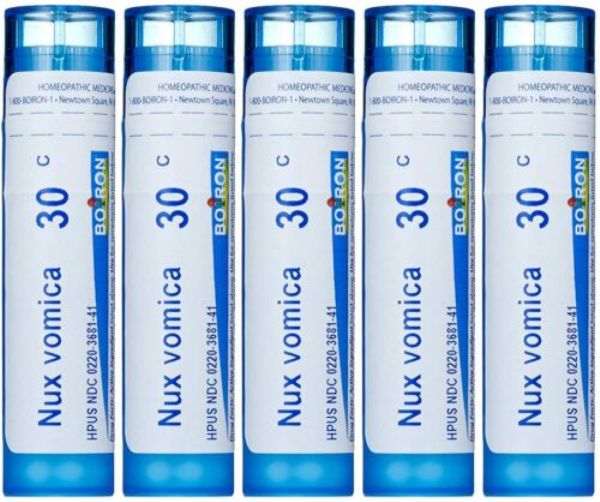 Picture of Boiron 238584 Nux Vomica Homeopathic Medicine - 80 Pellets