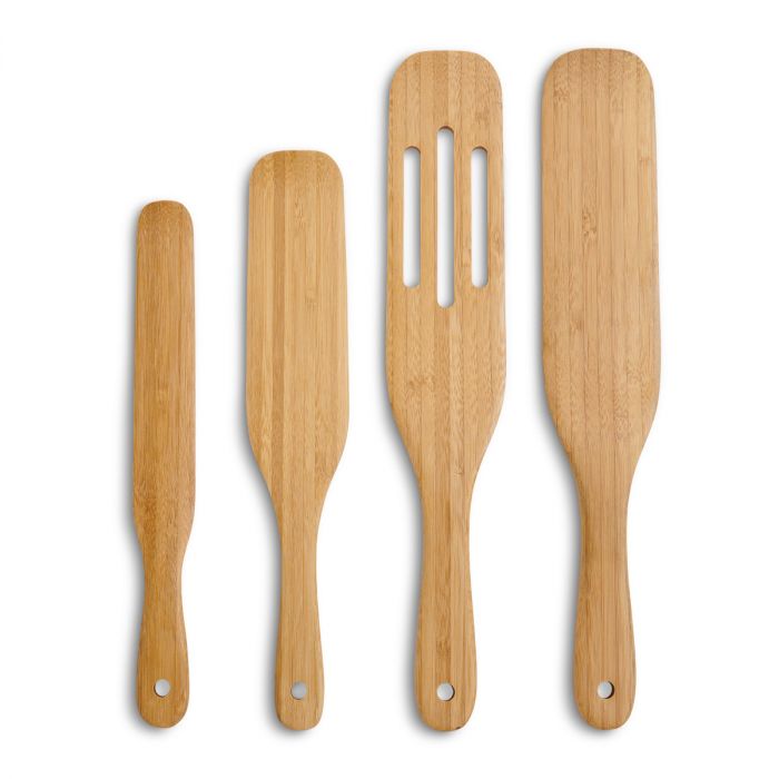 Picture of Harold Import 238413 Bamboo Spurtles - Set of 4