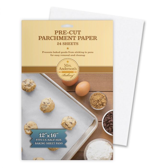 Picture of Mrs Anderson 238998 Hic Bleached Pre-Cut Parchment Paper - 24 Count