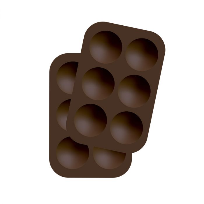 Picture of Mrs Anderson 238995 Hic Hot Chocolate Bomb Mold - Set of 2