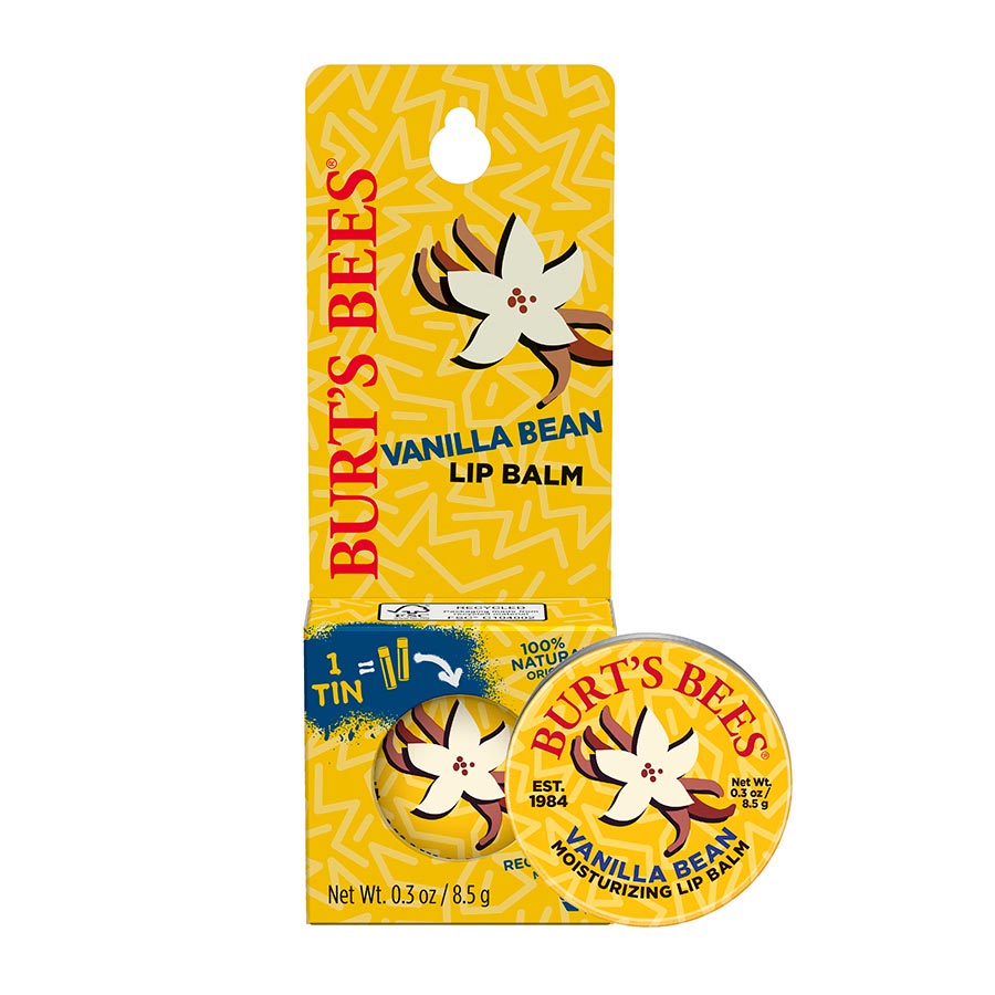 Picture of Burts Bees 238937 0.3 oz Vanilla Bean Lip Balm Tin