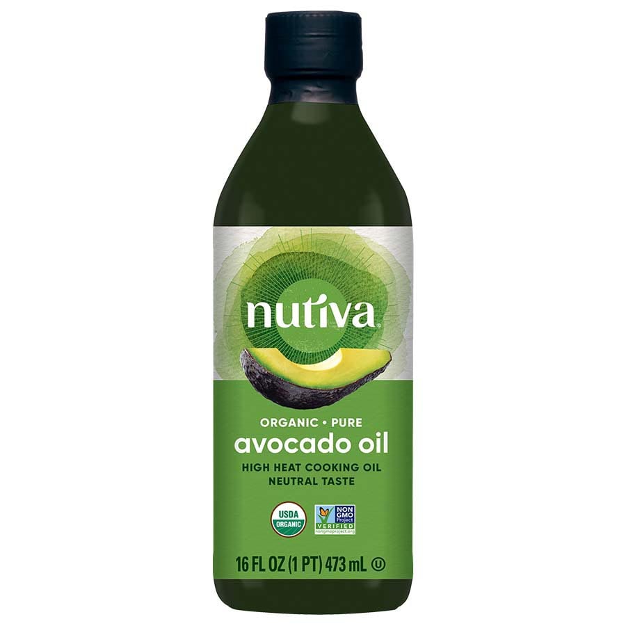 238392 16 oz 100 Percent Pure Steam Refined Avocado Oil -  Nutiva