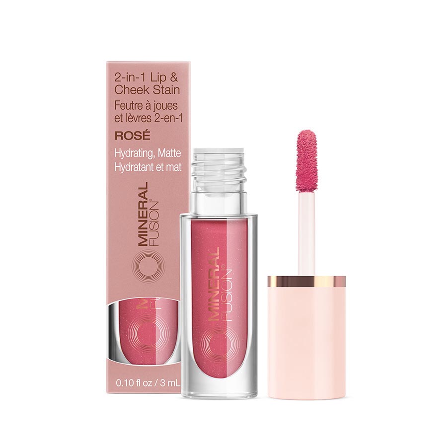 Picture of Mineral Fusion 239205 10 oz 2-in-1 Rose Lip & Cheek Stain