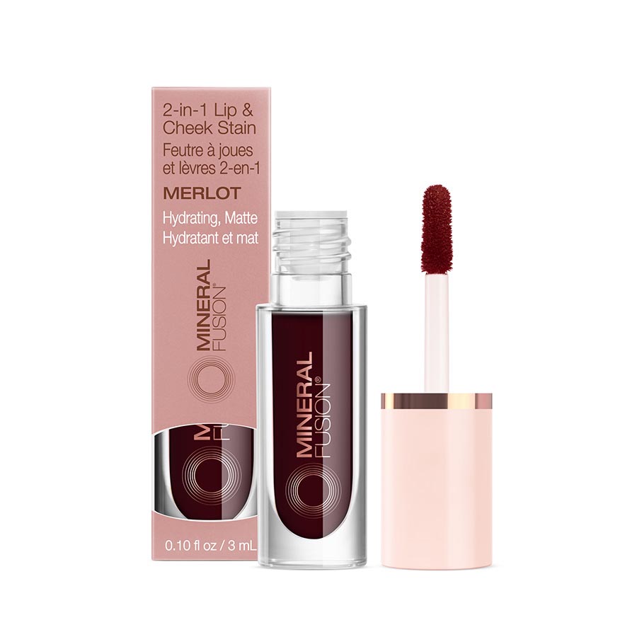 Picture of Mineral Fusion 239208 10 oz 1-in-1 Merlot Lip & Cheek Stain