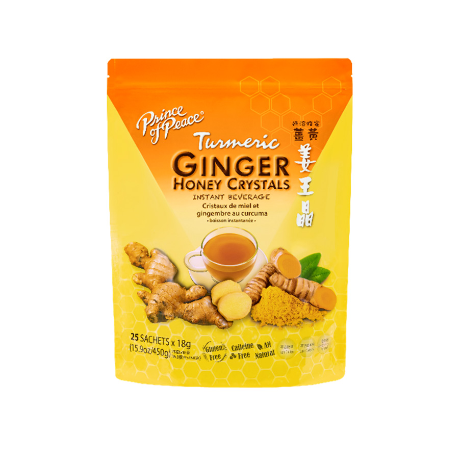 Picture of Pre of Peace 239348 Ginger Honey Crystals Tea with Turmeric 25 Sachets