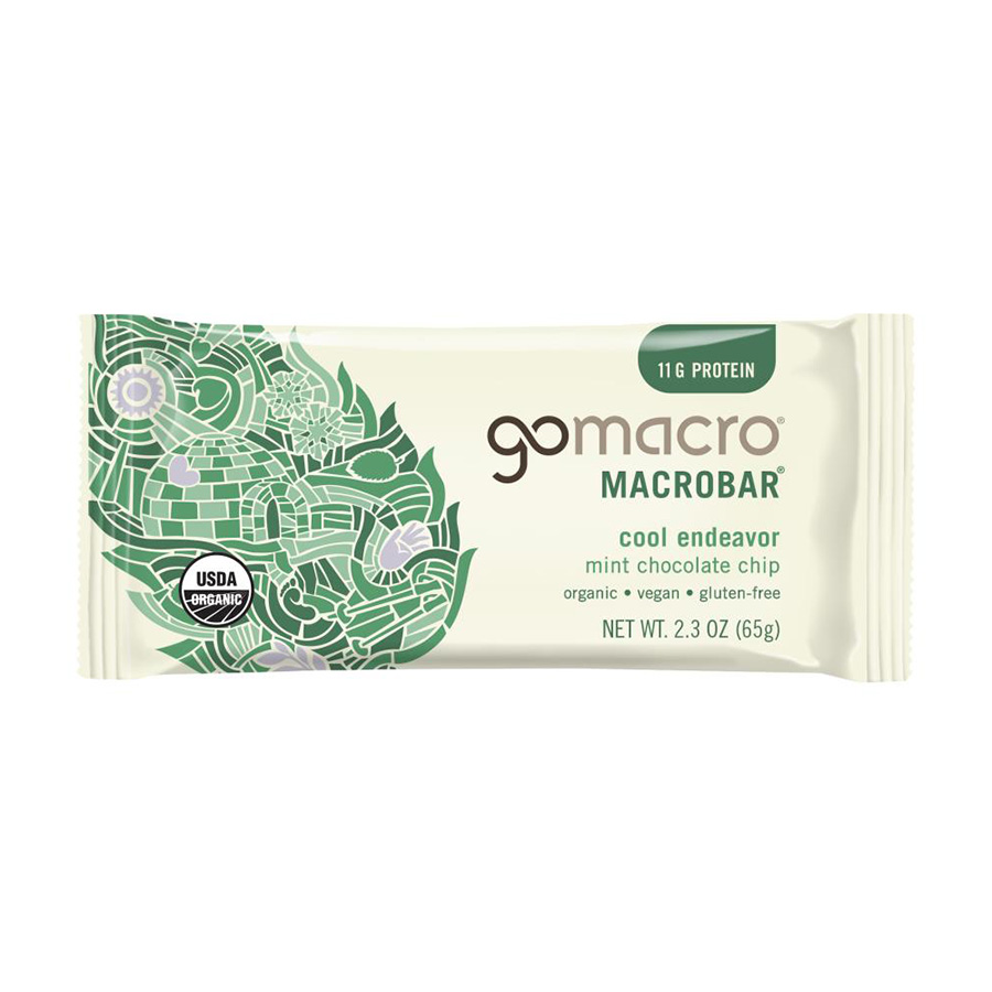 Picture of GoMacro 239287 Mint Chocolate Chip Macro Bar - Pack of 12