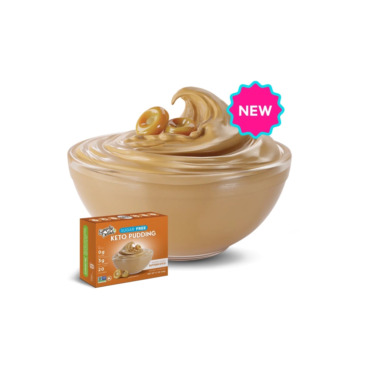 Picture of Simply Delish 239484 48g Butterscotch Pudding