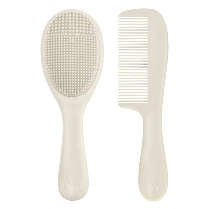 Picture of Green Sprouts 239517 Silicone & Sprout Ware Cradle Cap Brush & Comb Set
