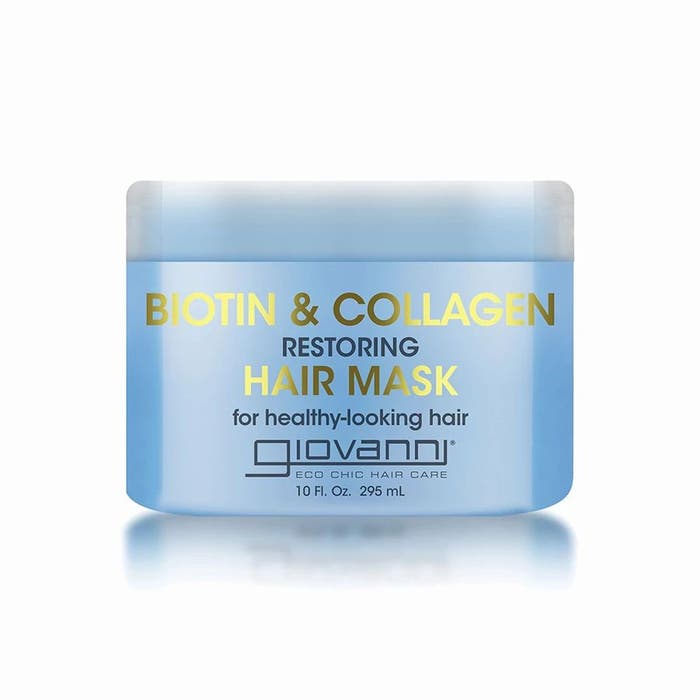 Picture of Giovanni 239549 10 oz Biotin & Collagen Restoring Hair Mask