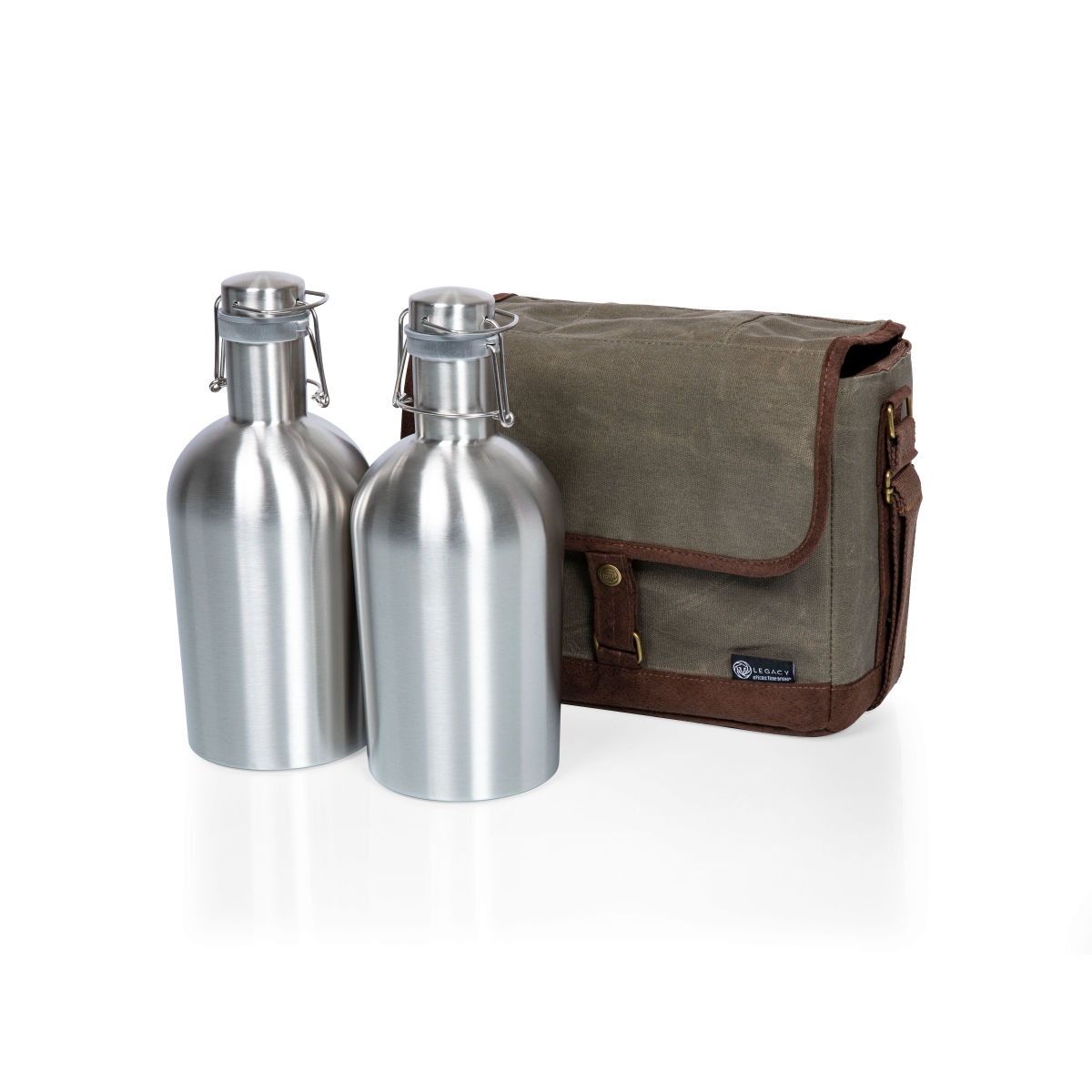 Picture of Core G-64-SS 64 oz Stainless Steel Growler Tote
