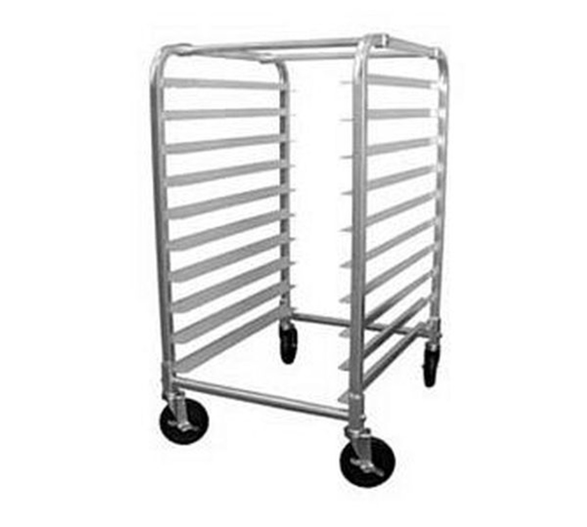 10 Tier Heavy Duty Pan Rack with Aluminum Work Top for NSF Listed