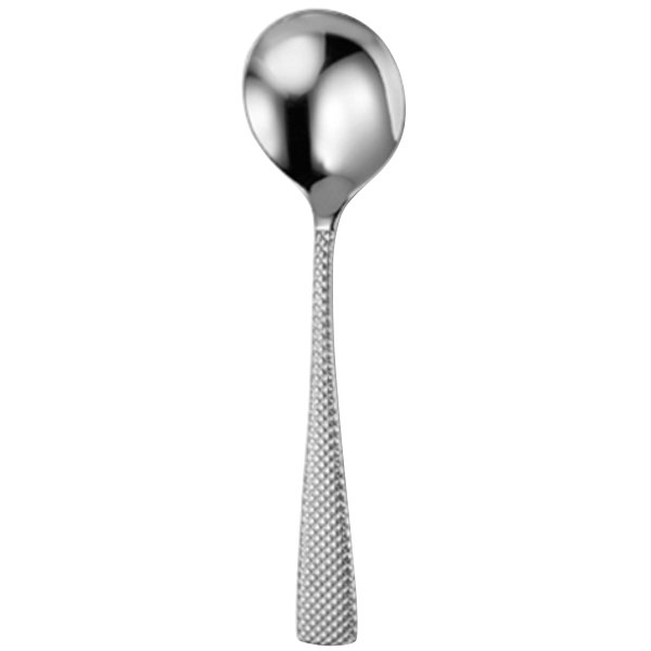 Picture of Oneida T057SRBF 6.75 in. Jade Stainless Steel Extra Heavy Weight Round Bowl Soup Spoon  Silver