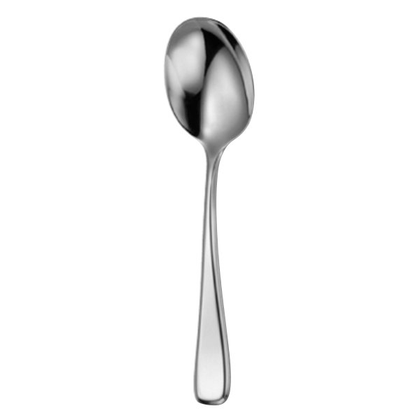Picture of Oneida T936SRBF 7 in. Perimeter Stainless Steel Extra Heavy Weight Round Bowl Soup Spoon  Silver