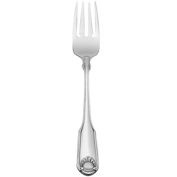 Picture of Oneida 2496FSLF Classic Shell Stainless Steel Salad &amp; Pastry Fork  Silver