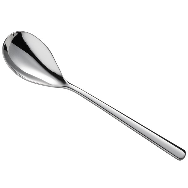 Picture of Oneida T673SDEF 7.5 in. Quantum Stainless Steel Extra Heavy Weight Oval Bowl Soup &amp; Dessert Spoon  Silver