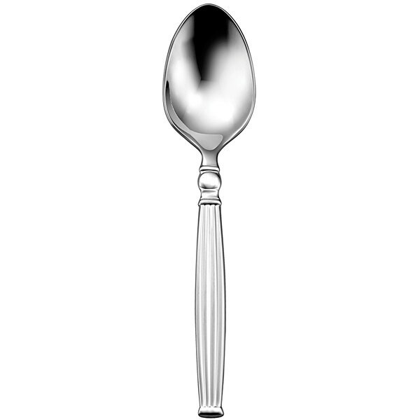 Picture of Oneida T061SDEF 7.125 in. Colosseum Stainless Steel Extra Heavy Weight Oval Bowl Soup &amp; Dessert Spoon  Silver