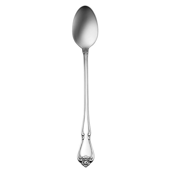 Picture of Oneida 2552SITF Arbor Rose Stainless Steel Extra Heavy Weight Iced Teaspoon  Silver