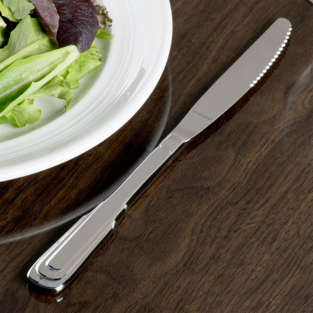 2507KPVF Cityscape Stainless Steel Flatware Dinner Knife  Silver -  Oneida