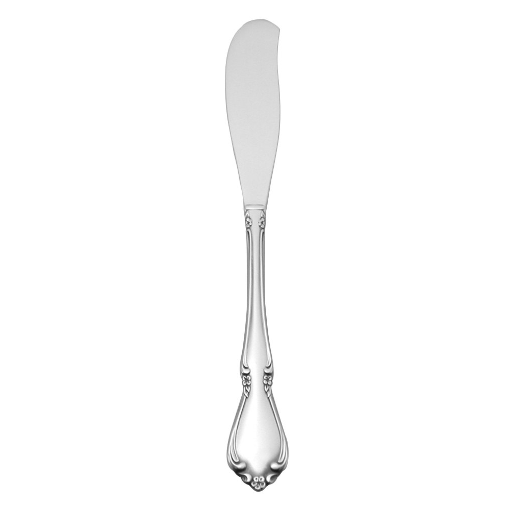 Picture of Oneida 2610KSBF Chateau Stainless Steel Extra Heavy Weight Flat Handle Butter Spreader  Silver