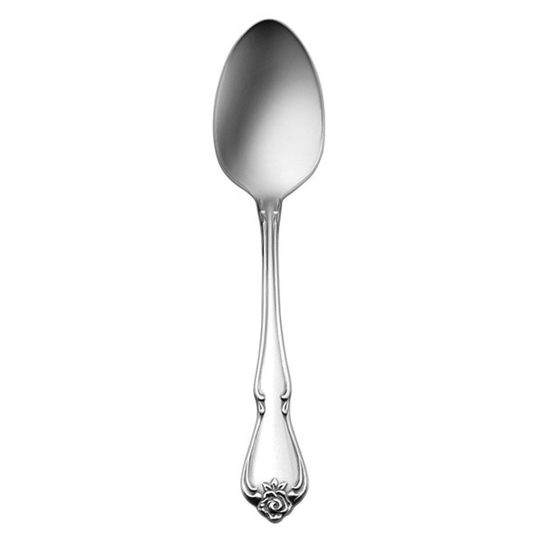 Picture of Oneida 2552STSF Arbor Rose Stainless Steel Teaspoon  Silver