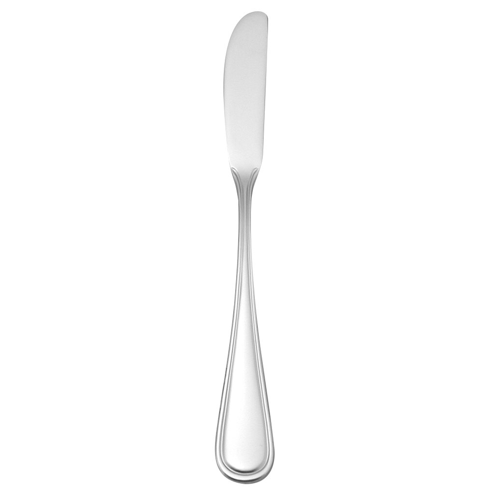 Picture of Oneida T015KSBF New Rim Stainless Steel Extra Heavy Weight Flat Handle Butter Spreader  Silver